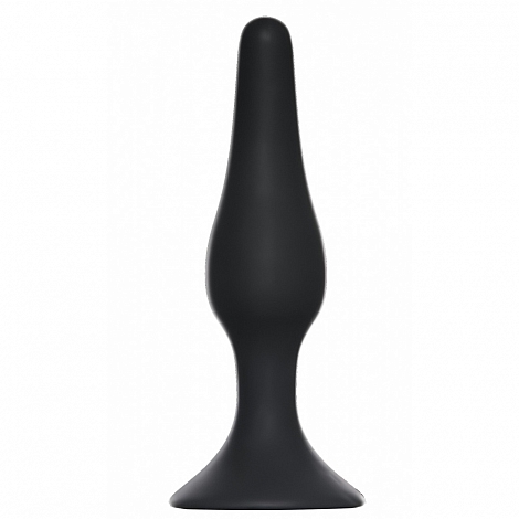 Анальная пробка Slim Anal Plug Small Black, 10,5 см