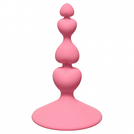 Анальная пробка Sweetheart Plug Pink, 11 см