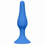 Анальная пробка Slim Anal Plug Large Blue, 12,5 см