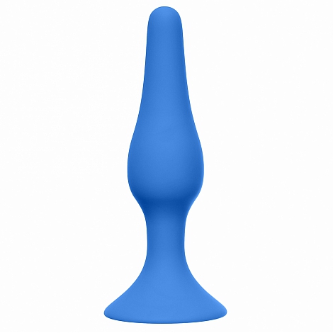 Анальная пробка Slim Anal Plug Large Blue, 12,5 см