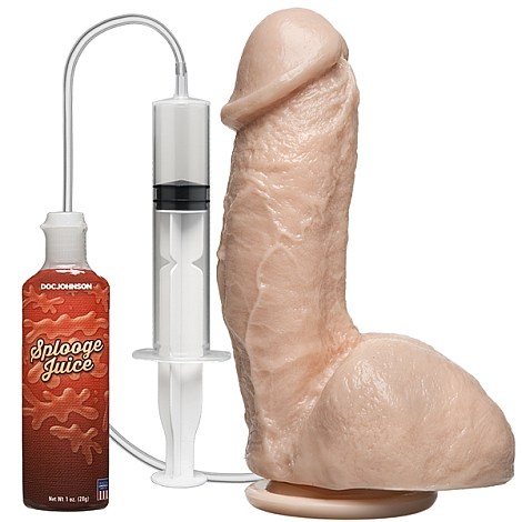 Фаллоимитатор с имитацией семяизвержения The Amazing Squirting Realistic Cock Vanilla