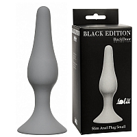 Анальная пробка Slim Anal Plug Small Grey