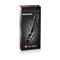 Вибратор с электростимуляцией Mystim Sizzling Simon Black Edition