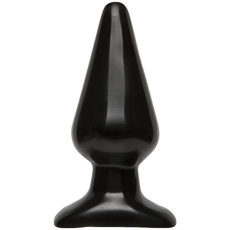 Большая анальная втулка Butt Plugs Smooth Classic Large Black