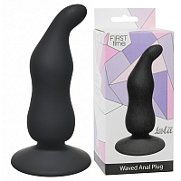 Анальная пробка Waved Anal Plug Black