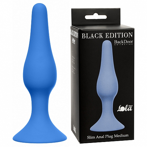 Анальная пробка Slim Anal Plug Medium Blue