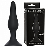 Анальная пробка Slim Anal Plug Medium Black