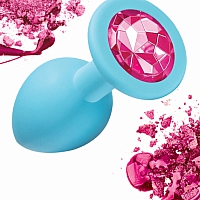 Анальная пробка Emotions Cutie Small Turquoise pink