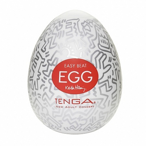 Мастурбатор Tenga Egg Keith Haring Egg Party