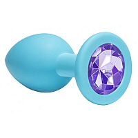 Анальная пробка Emotions Cutie Medium Turquoise light purple