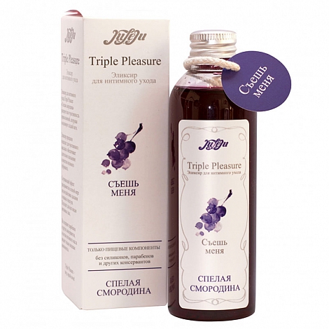 Эликсир для интимного ухода Triple Pleasure Спелая смородина, 130 мл