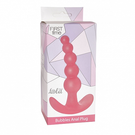 Анальная пробка Bubbles Anal Plug Pink