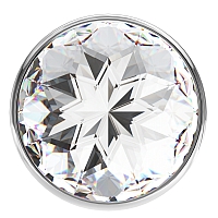 Анальная пробка Diamond Clear Sparkle Large
