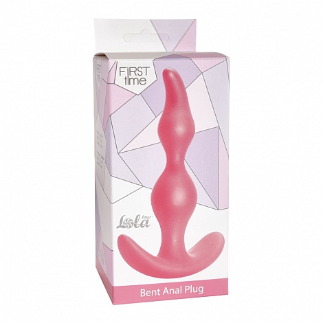 Анальная пробка Bent Anal Plug Pink