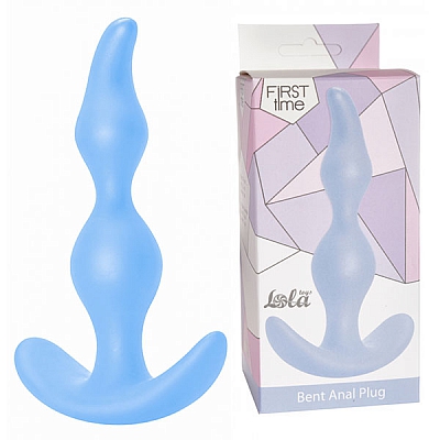 Анальная пробка Bent Anal Plug Blue