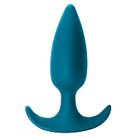 Анальная пробка со смещенным центром Spice it up Delight Aquamarine