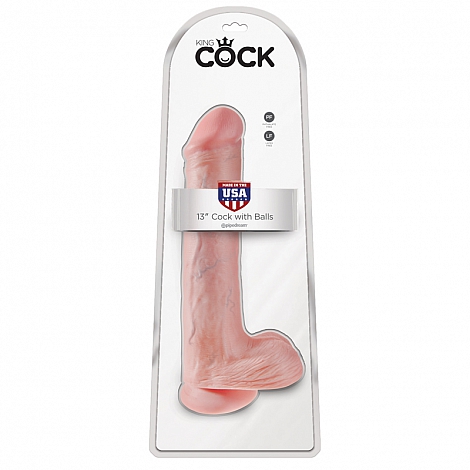 Фаллоимитатор King Cock 13" Cock with Balls