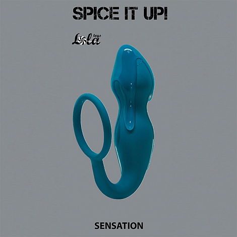 Анальная пробка Spice it up Sensation Dark Aquamarine