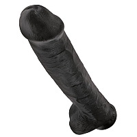 Большой фаллоимитатор King Cock 15" Cock with Balls Black