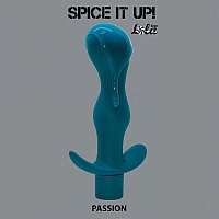 Анальная пробка с вибрацией Spice it up Passion Aquamarine