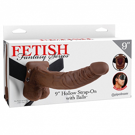 Фаллопротез Fetish Fantasy Series 9″ Hollow Strap-On with Balls