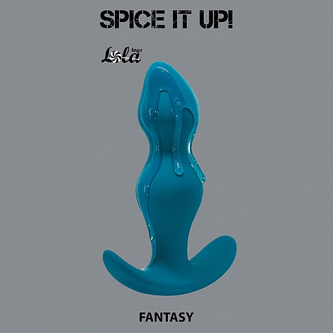 Анальная пробка Spice it up Fantasy Dark Aquamarine