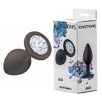 Анальная пробка Emotions Cutie Small Black Moonstone crystal