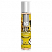 Лубрикант со вкусом банана JO Flavored H2O Banana Lick, 30 мл