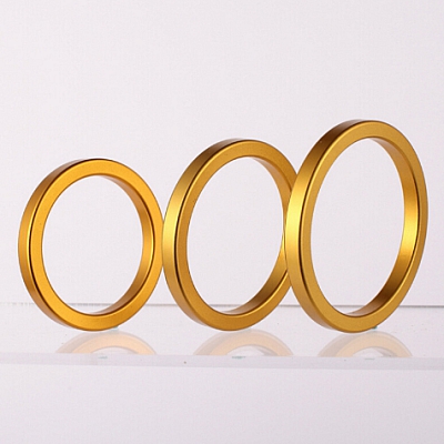 Металлическое кольцо для мужчин, 4 см