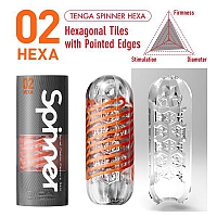 Мастурбатор Tenga Spinner 02 Hexa