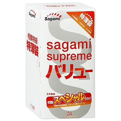Презервативы ультратонкие Sagami Xtreme 0.04мм, 24 шт