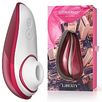 Бесконтактный клиторальный стимулятор красный Womanizer Liberty