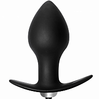 Анальная пробка с вибрацией Bulb Anal Plug Black