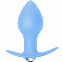 Анальная пробка с вибрацией Bulb Anal Plug Blue
