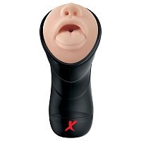 Мастурбатор-ротик с вибрацией глубокая глотка PDX Elite Deep Throat Vibrating Stroker