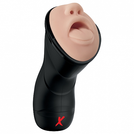 Мастурбатор-ротик с вибрацией глубокая глотка PDX Elite Deep Throat Vibrating Stroker