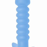 Анальная пробка с вибрацией Twisted Anal Plug Blue