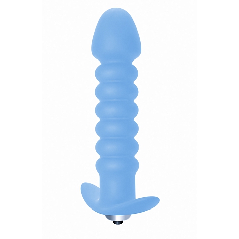 Анальная пробка с вибрацией Twisted Anal Plug Blue