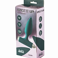 Анальная пробка с вибрацией Spice It Up New Edition Glory Dark Green