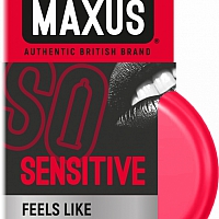 Презервативы ультратонкие Maxus So Sensitive №3