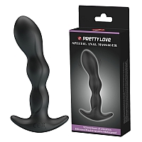 Анальный длинный вибромассажер-цепочка Baile Pretty Love Special Anal Massager