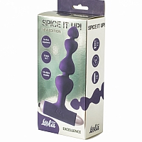 Анальная пробка с вибрацией Spice it up New Edition Excellence Ultraviolet