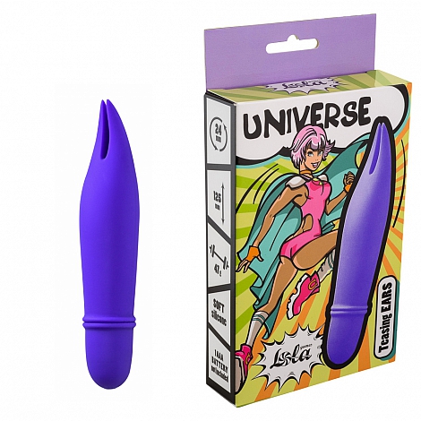 Мини-вибратор Universe Teasing Ears purple