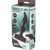 Анальная пробка с вибрацией Spice it up New Edition Elation Wine red