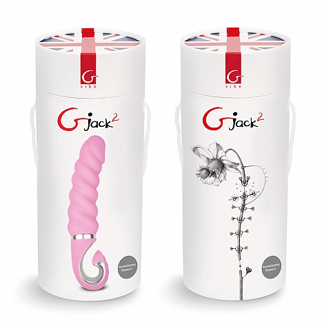 Анатомический витой вибратор розовый Gvibe Gjack, 22 см