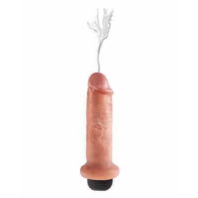 Фаллоимитатор с эффектом семяизвержения King Cock 6 Squirting Cock Tan