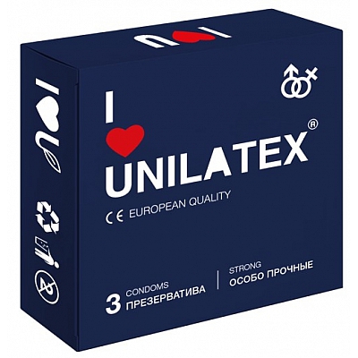 Презервативы Unilatex Extra Strong, 3 шт