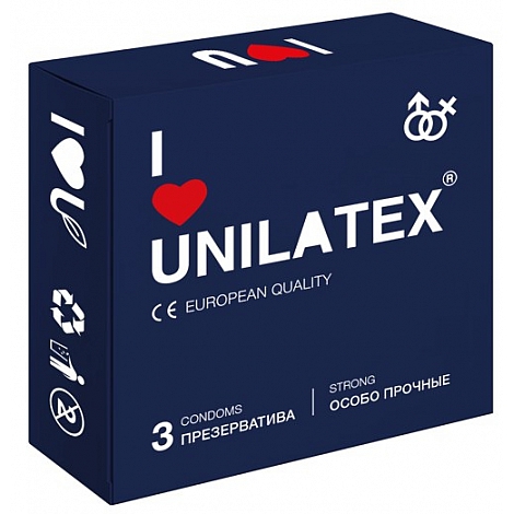 Презервативы Unilatex Extra Strong, 3 шт