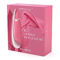 Бесконтактный клиторальный стимулятор розовый Womanizer Premium