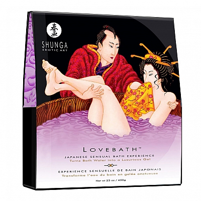 Порошок для принятия ванны "Чувственный лотос" Shunga LoveBath, 650 г